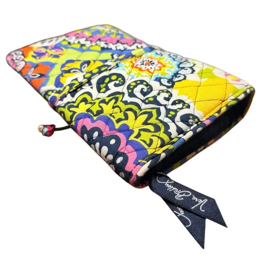 Vera Bradley All Wrapped Up Jewelry Roll Travel Organizer Bag Quilted Rio Print